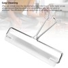Handle Acrylic Roller, Stainless Steel Handle Clear Acrylic Clay Roller,