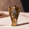 Reiki Healing Energy Charged Labradorite Crystal Large 8 cm Angel