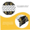 OHPHCALL Tablecloths for Graduation Iridescent Decorative Table Cover Disposable Party