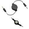 ThtRht 2 Pack Retractable 3.5mm Aux Cable 2.5 Feet Aux