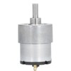 JGB37‑520 12V 600RPM DC Worm Gear Motor Turbo Reducer Shaft