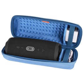ZUJFPL EVA Hard Case for JBL Charge 5 / Charge 4 Bluetooth Portable Speaker，Fit for JBL Charge 4 / Charge 5 Premium Travel Protective Carrying Storage Bag(Blue)
