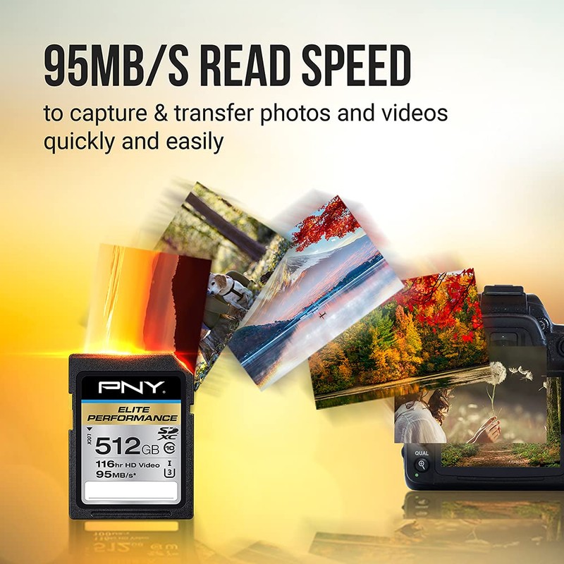 PNY Elite Performance 64 GB High Speed SDXC Class 10