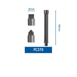 Dremel PC370 Versa Detail Brushes Multipack for Faster, Easier Cleaning with High-Speed Cleaning Tool Dremel Versa, 2 Brushes