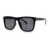 SA106 Oversized Large Horn Rim Dimensional Thick Plastic Rectangle Sunglasses