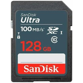 SanDisk 100MB/s SD Ultra 5-Pack Class 10 SDXC 128GB Memory Card SDSDUNR-128G-GN3IN - Bundle with 1 Everything But Stromboli Multi-Slot Memory Card Reader