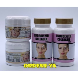 2 Hydrolyzed Collagen Plus Caps + 2 Biocollagen With Elastin Antioxidante Cream