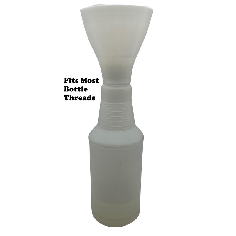Threaded Screw On Funnel White (White)