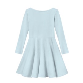 Guosanchn Girls Axolotl A Line Swing Twirly Skater Tunic Long Sleeve Madi Little Kids 7-8T Fall Pullover Back to School Party Dresses