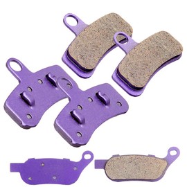 ZENITHIKE Brake Pads for Heritage Softail 2008-2011 for Fatboy Lo 2012-2013 Front and Rear OEM Replacement Brake Pads