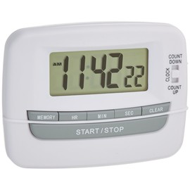 Sammons Preston Large Digit Handheld Timer, Portable or Mountable Alarm Timer with LCD Display, Magnetic Cooking Timer with Pocket Clip, Countdown Clock Kitchen Aid with Big Numbers & Large Screen