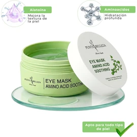 Punta Belleza Parches para Ojos de Hidrogel Ácido Hialurónico, Colágeno y Centella Asiática Anti Ojeras, Bolsas y Líneas Finas 60 Pzas