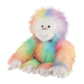 Apricot Lamb Orangutan Plush Stuffed Animals for Kids, Soft Cute Plush Toys for Baby Girl and Boy, Fluffy Orangutan Colorful 9.1 Inches