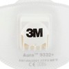 3M 3M™ Aura™ Particulate Respirator, FFP3, Valved, 9332+, 10 Masks