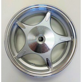 New 50cc - 100cc 10" Rear Drum Rim Chinese Scooter 19 splines, 5 spoke, aluminum rim, tubeless tire