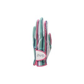 Glove It Ladies Golf Glove - Lightweight and Soft Cabretta Leather Golf Glove for Womens, Features UV Protection, Coastal PREP, Medium, Left