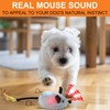 BABORUI Interactive Dog Toys Mouse, Escaping Mice Squeaky Dog Toy