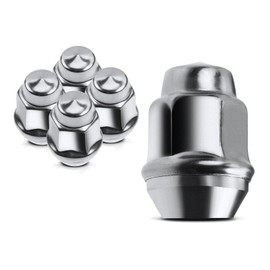 OKOVO 5X Front or Rear Wheel Lug Nut Steel for Jeep for CJ5 for CJ7 for Cherokee for Comanche for Commander for Grand Cherokee for Liberty for TJ for Wagoneer for Wrangler for Wrangler JK