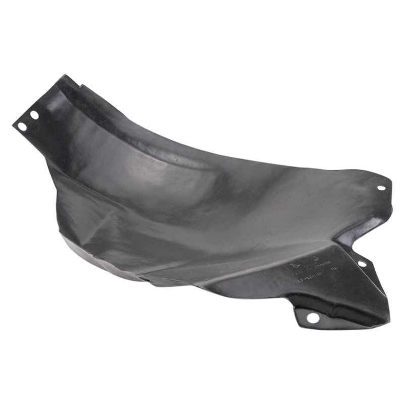 TRQ Front Left Rearward Inner Fender Liner Black Drivers Side