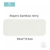15 Absorbentesinsertos Pañal Ecológico Bambú Terry 4 Capas