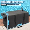 24x11x11 Inch Pool Pump Cover with 2 Side Openings, 3-Layer