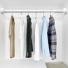 Heavy Duty Closet Rod,Stainless Steel Telescopic Shower Rods for Bathroom