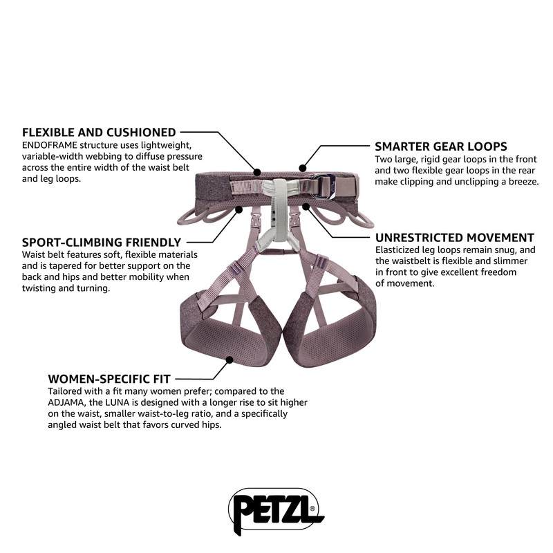 PETZL, Selena, Harness For Indoor Climbing, Cliff And On Long