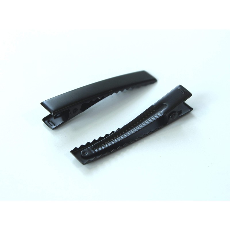 ALL in ONE Hair Clip for DIY (46MM Black Flat