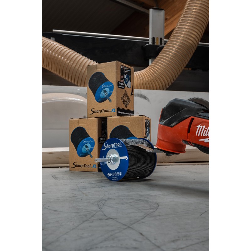 SharpTool 1.0 XL Multitool Blade Sharpener - Drill Attachment for