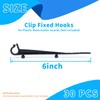 Air Jade Clip Fixed Hooks for Plastic Mesh Gutter Guards,