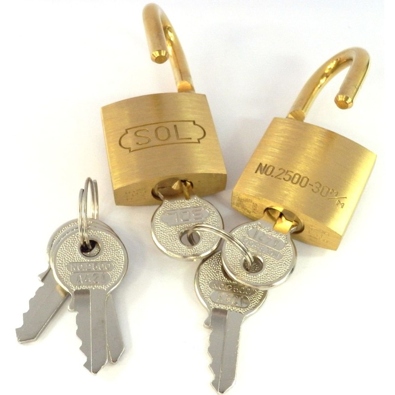 SOL – Hard Cylinder Lock Same Key 2 Pcs NO.
