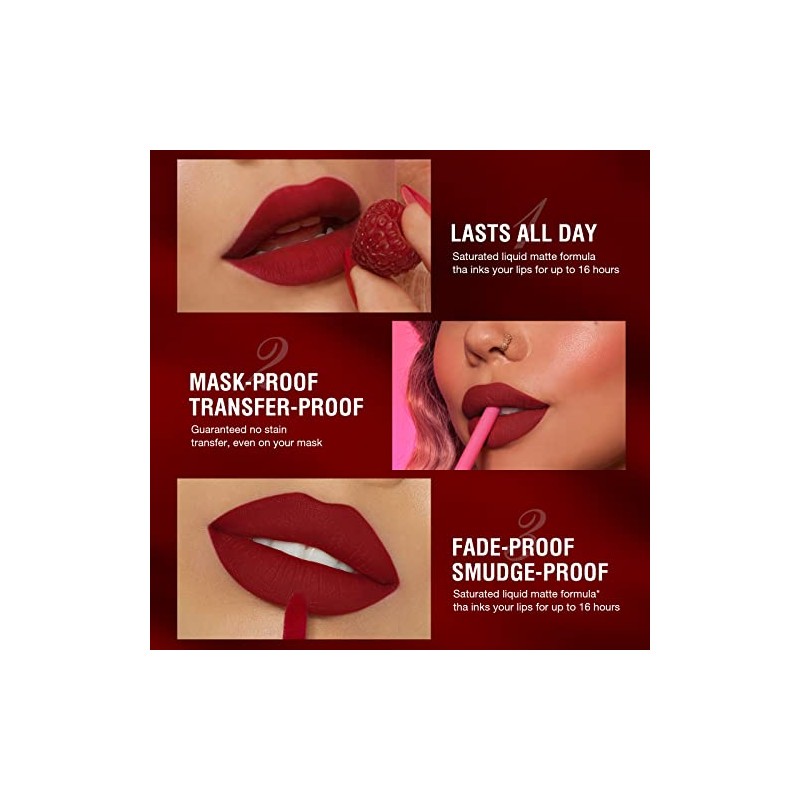 URQT Set De Maquillaje De Labios Nude De 6 Piezas