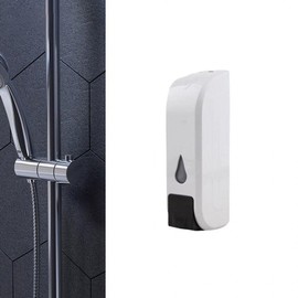 Hotel shampoo dispenser, bathroom supplies, soap dispenser, shampoo bottle (1 unit) White/1 ball