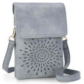 APHISON Small Crossbody Bags for Women Trendy, Leather Crossbody Phone Purses Handbags with Adjustable Strap