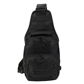 Tactical Sling Pack Military Rover Shoulder Daypack Departed Outdoor Chest Pack Shoulder Backpack for Fly Fishing Camping Hiking Trekking Bag for Men and Women