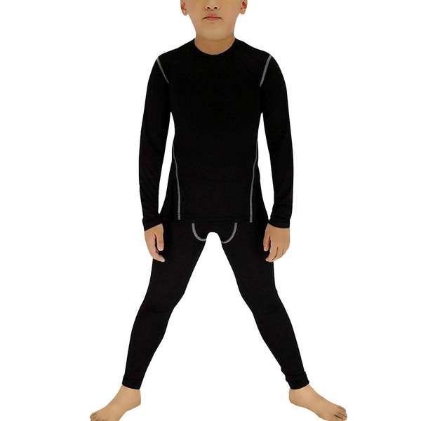 BEGIANT Hockey Base Layer Boys Thermal Underwear Sets Crew Neck