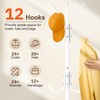 MISSLO Heavy Duty Coat Rack Freestanding with Stable Wood Base