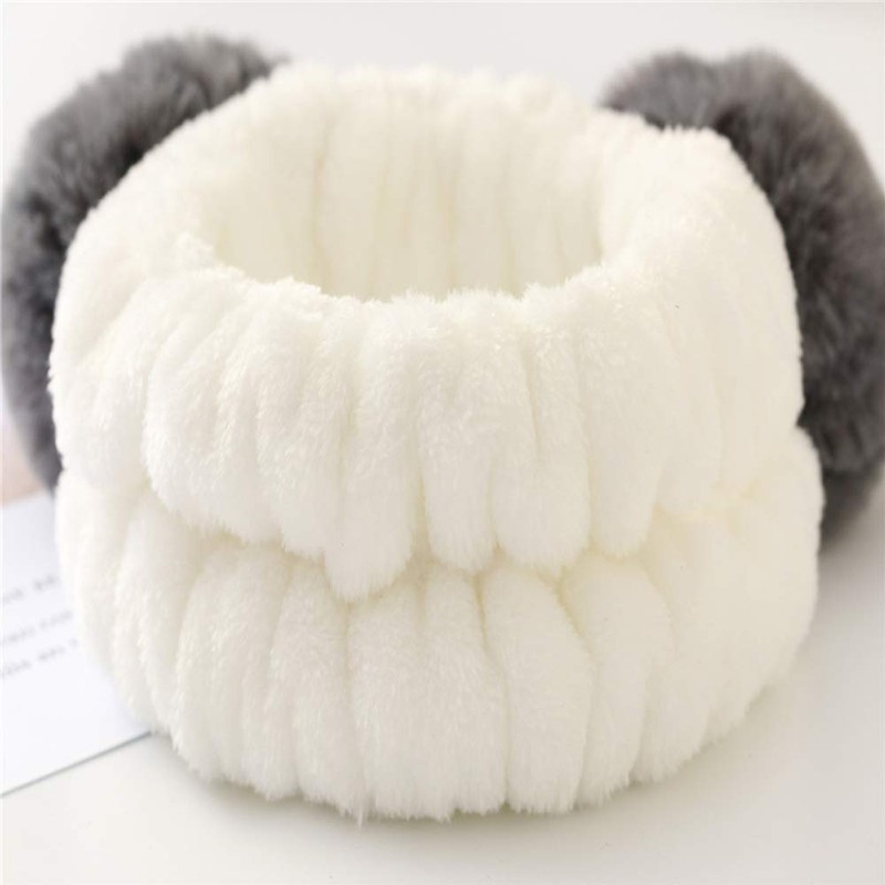Cute Animal Panda Hair Band, Face Washing, Soft, Water Absorbent,