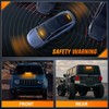 Nilight 12LED Traffic Advisor Strobe Light Bar Amber Emergency Warning