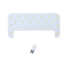 CORSA Toyota Yaris/Yaris Cloth MXPH10/15 Series MXPA10/15 Series HYBRIDZ/Z Compatible with All Grade LED Room Lamp Set Luggage Center [Dedicated Tools Included] [Compatible with Car Inspection] Luminous Color White Custom Parts Accessories Dress Up YARIS/YARIS CROSS [2] M