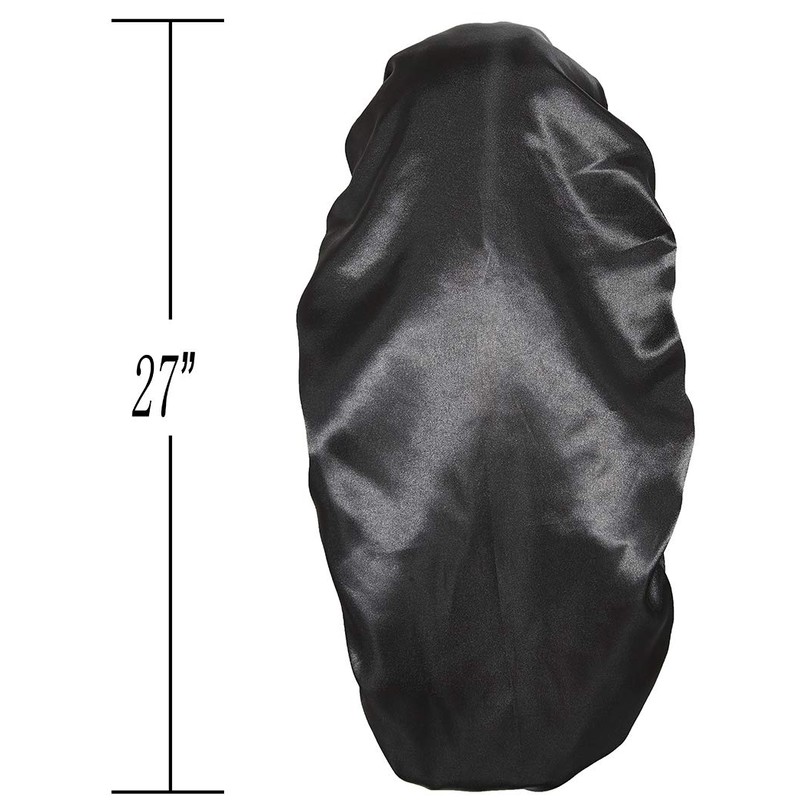 Wbfwbb Braid Bonnet for Sleeping, Wide Elastic Band Satin Hair