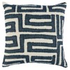 Kosas Home Mia 22x22 Knitted Cotton and Linen Throw Pillow