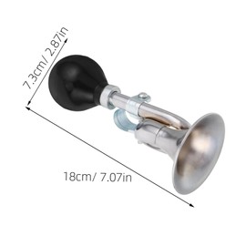 Mipcase Horn Vintage Snail Air Horn with Distinct Loud Sound Easy to Install Boy Girl and Adult Curved Design for Enhanced Aesthetic and Cycling Safety