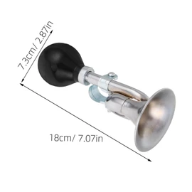 Mipcase Horn Vintage Snail Air Horn with Distinct Loud Sound Easy to Install Boy Girl and Adult Curved Design for Enhanced Aesthetic and Cycling Safety
