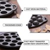 Cast Iron Pancake Pan, 10 inch Non-Stick Takoyaki Pan with