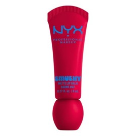 NYX PROFESSIONAL MAKEUP Smushy Matte Lip Balm tono Sassy Stuff (rosa sandía), 8 ml - Bálsamo labial efecto tinta coreana con aroma a sandía, textura cremosa, efecto blurry e hidratación duradera. Fórmula vegana