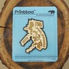 Printtoo Wooden Philippines Map Engraved Fridge Magnet Souvenir Collectibles Gift