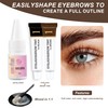 Complete Starter Eyelash & Eyebrow Tint Kit, Black and Brown