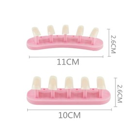 3 Piece Nail Practice Stand Nail Art Training Tool DIY Nail Display with 10 Pcs Nail Tips