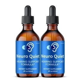 NeuroQuiet Liquid Supplement, Hearing and Ear Health, Neuro Quiet (2 Pack)
